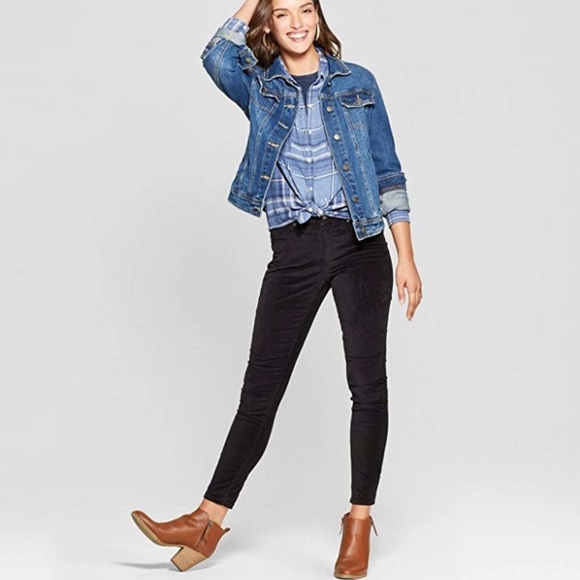 Universal Thread Denim - Universal Thread Velvet High Rise Skinny Jeans